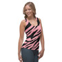 SC Pink Stripe Sublimation Cut & Sew Tank Top