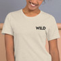 SC Short-Sleeve Unisex Wild Embroidery T-Shirt