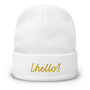 SC Embroidered Hello Beanie SC Embroidered Hello Beanie