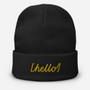 SC Embroidered Hello Beanie SC Embroidered Hello Beanie