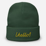 SC Embroidered Hello Beanie SC Embroidered Hello Beanie