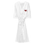 SC Graphic Embroidery Satin Robe