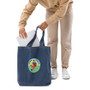 SC Inner Peace Organic denim tote bag