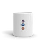 SC Galaxy White Glossy Mug