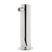 Draft Beer Tower - Stainless Steel - 3" Column - 1 Taps - No Faucets