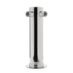 Draft Beer Tower - Stainless Steel - 3" Column - 2 Taps - No Faucets