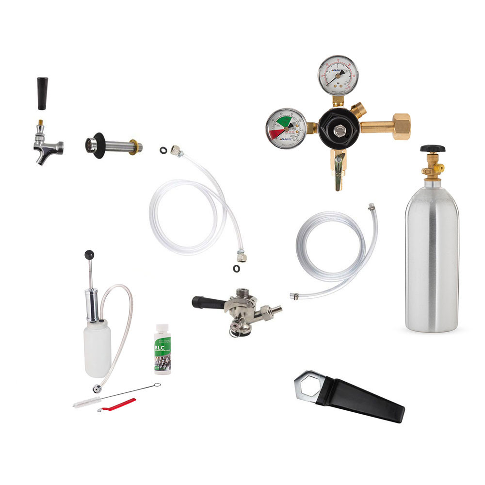 Standard Kegerator Conversion Kit US Sankey D System 5lb CO2 Tank