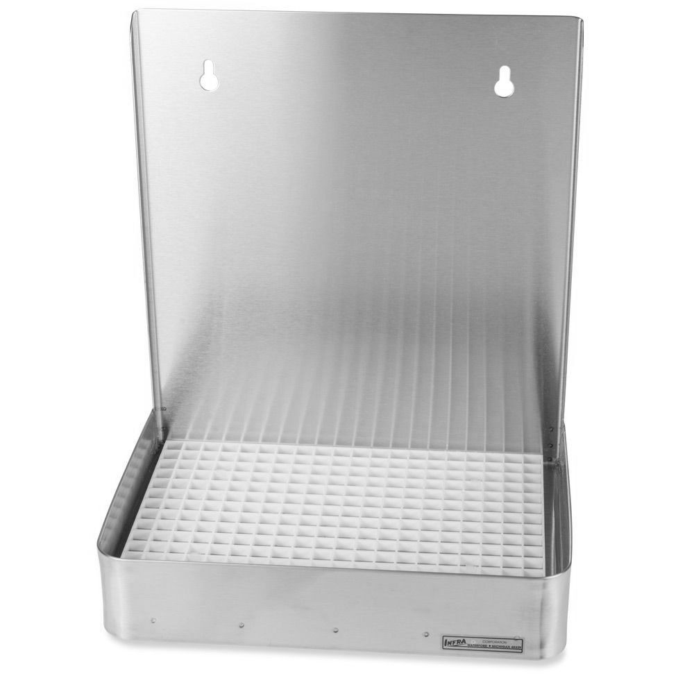 5" Beer Drip Tray Stainless Steel No Drain