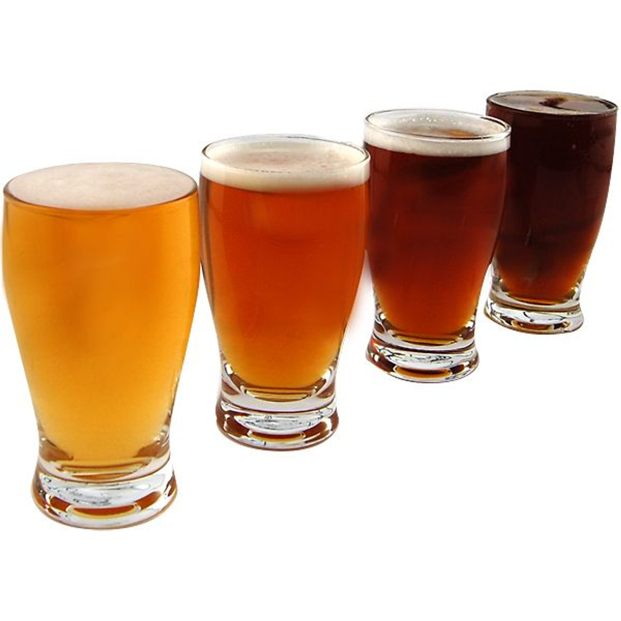 5 oz Beer Tasting Glasses, Beer Paddle Glasses, Small Beer Glass - 2 1/2 x  2 1/2 x 3 3/4 - 6 count box - Restaurantware