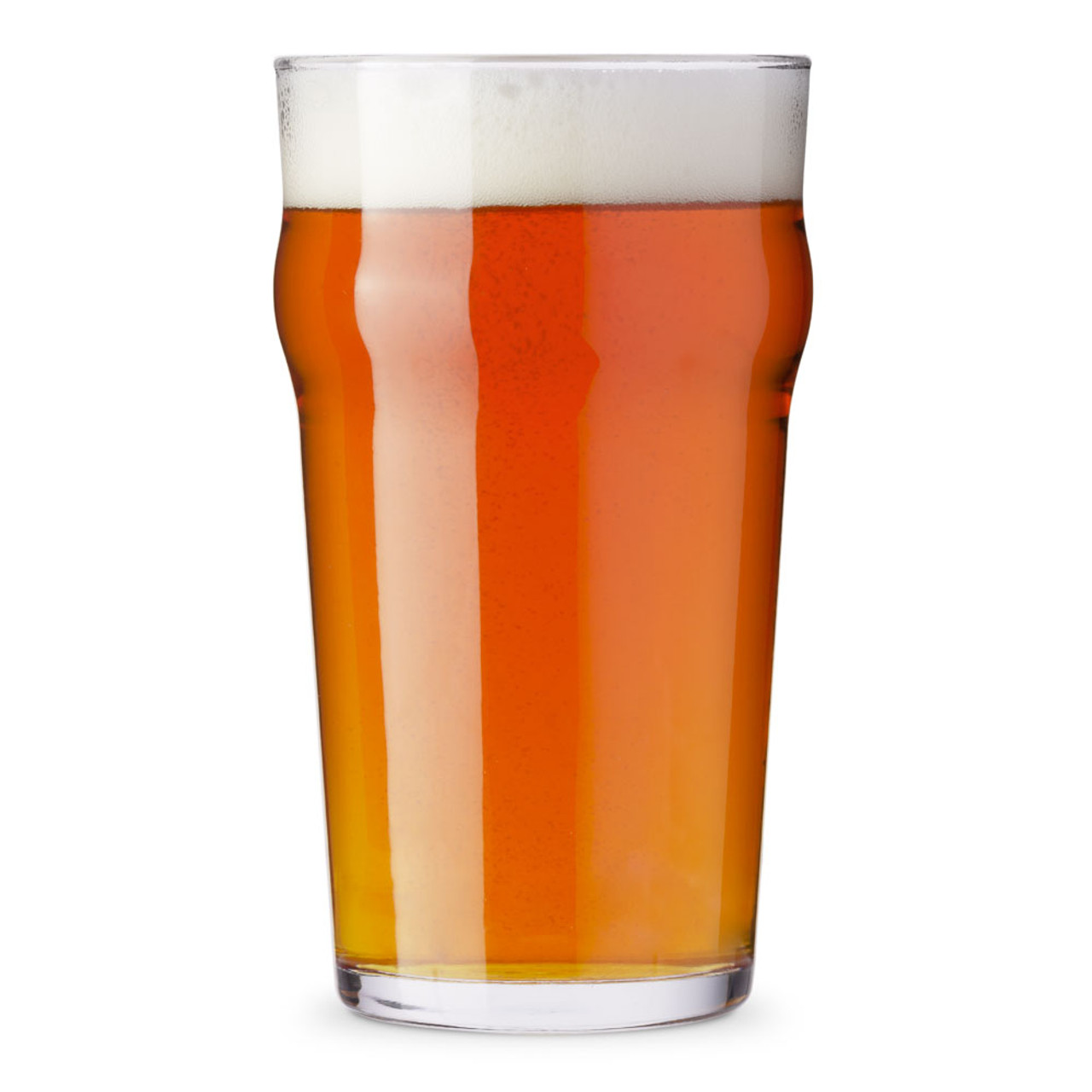 Enjoy Good Head Beer Glass, American Beer Inspired Pint Glass