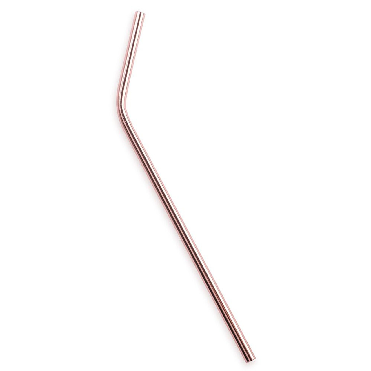 Viski Stainless Cocktail Straws - Reusable Copper Straws - Eco