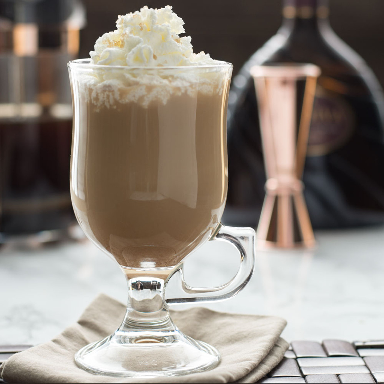 Glass Irish Coffee Mug