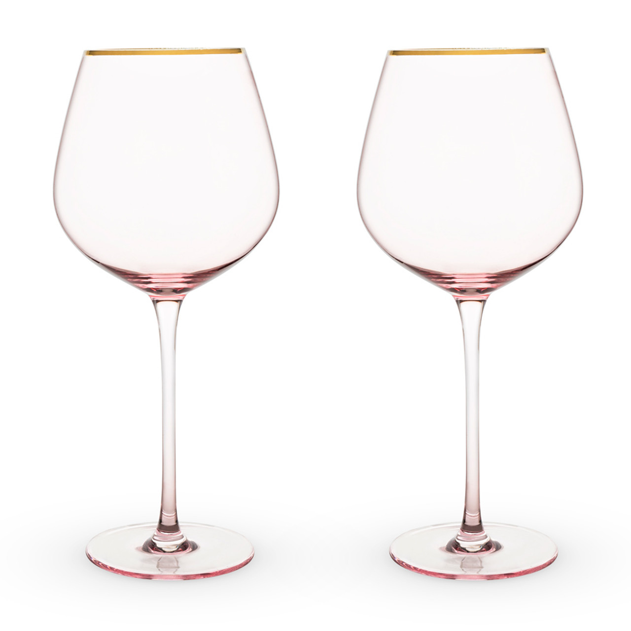 Printed 14 oz. Colored Stem Acrylic Wine Glasses