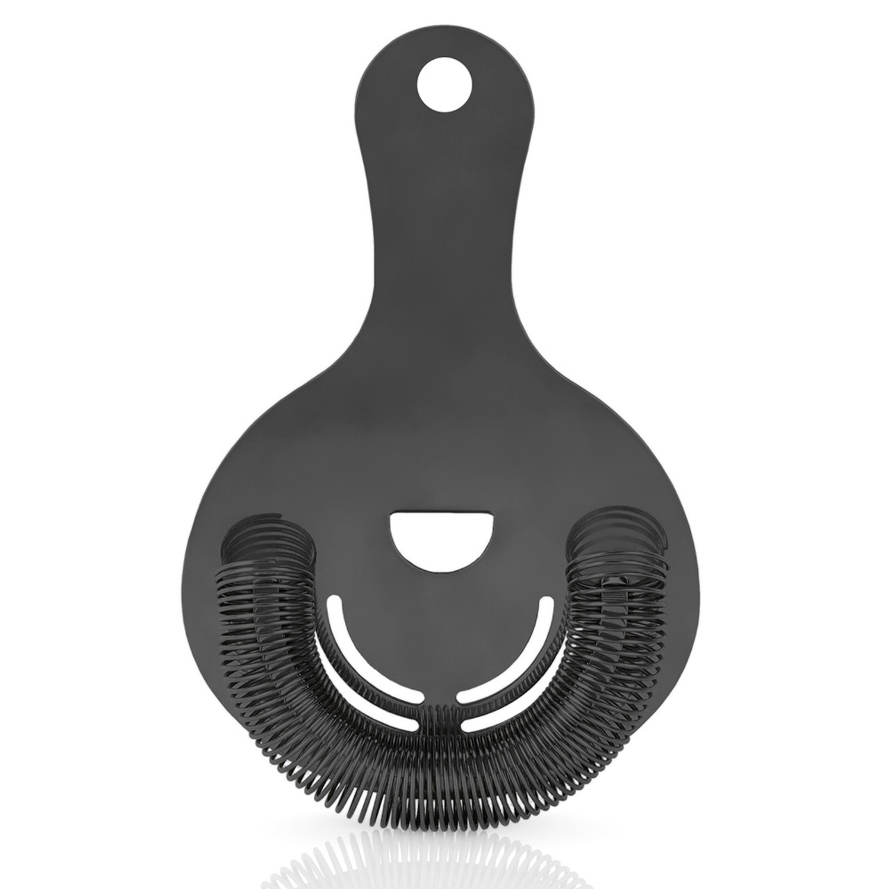 Viski Warren Gunmetal Black Hawthorne Cocktail Strainer