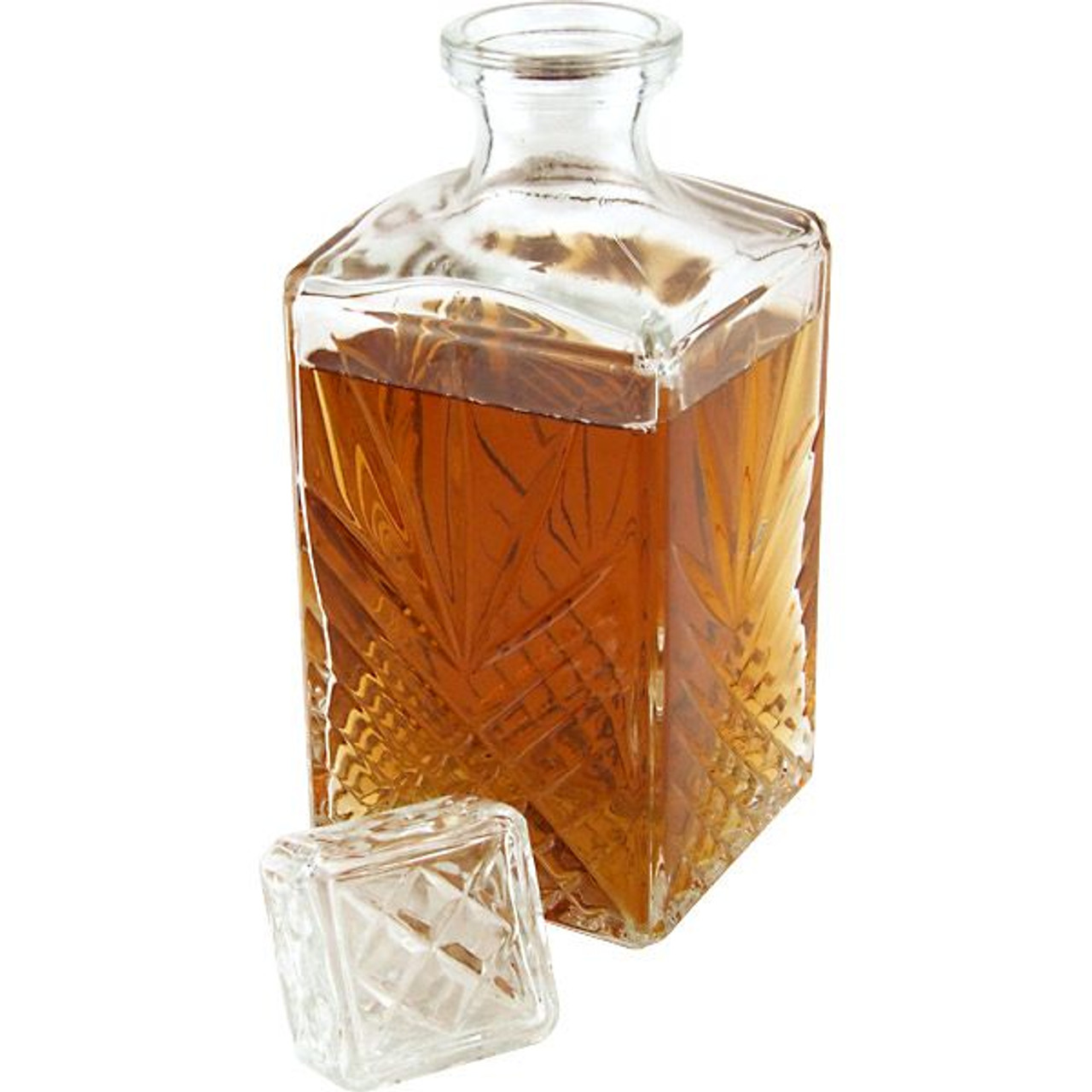 Whiskey Glasses Set of 7 Crystal Drinking Scotch Liquor Glass Bar Cups  Decanter for sale online