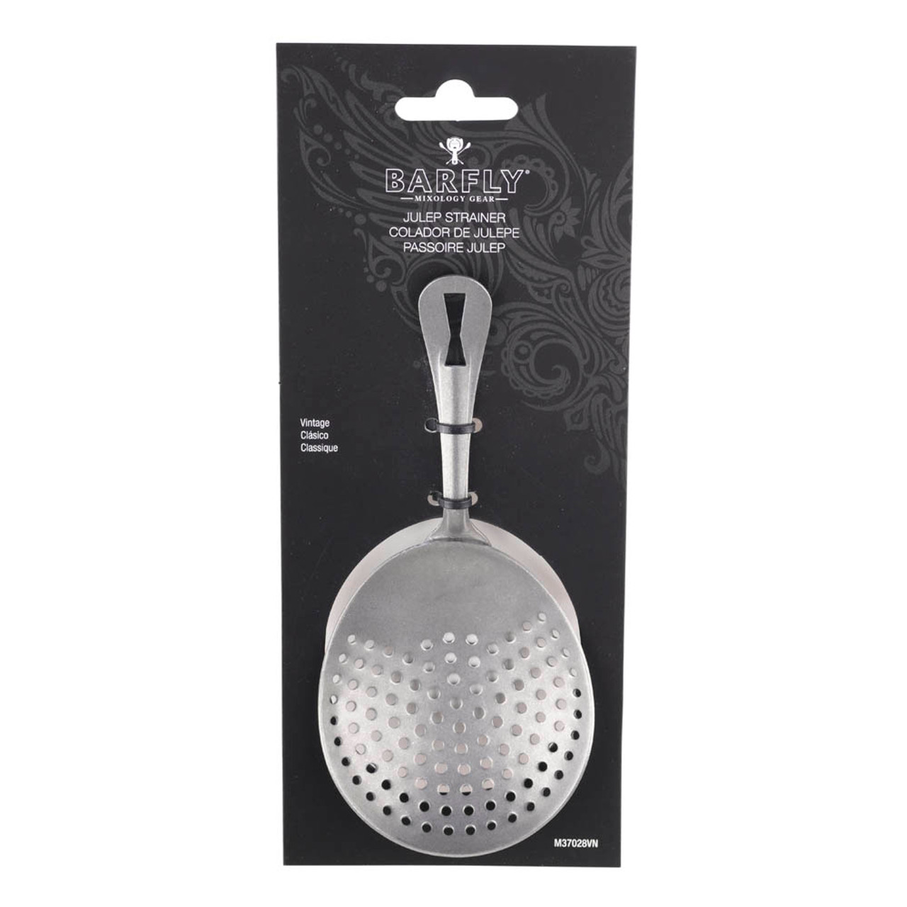 Barfly Julip Strainer - Vintage Stainless Steel Finish