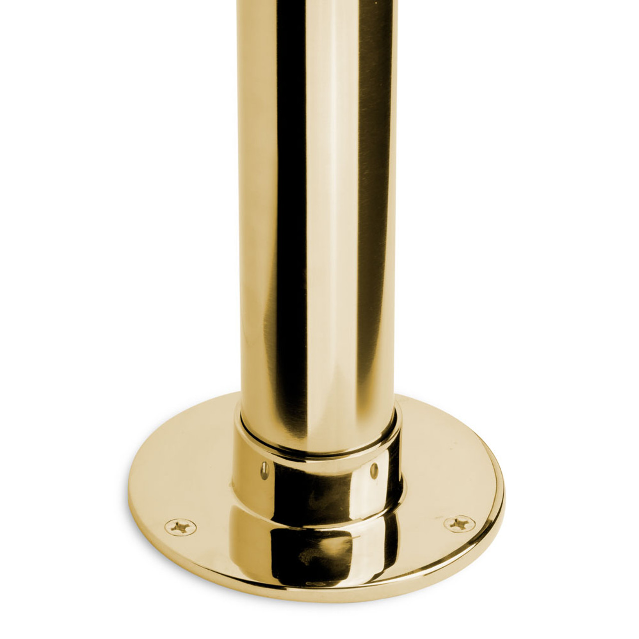 Allied Brass Skyline 1099D 2.8 x 2.2 Polished Brass Solid Brass