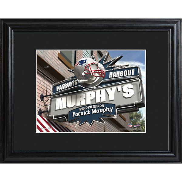 New England Patriots Personalized Nfl Pub Sign Print