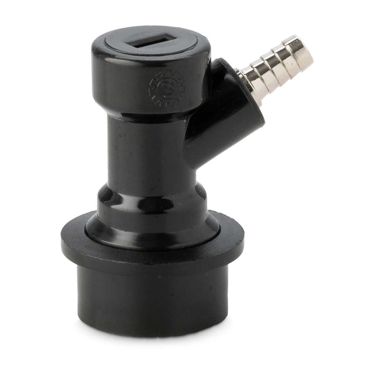 Ball Lock Quick Disconnect Liquid with 1/4" Hose Barb