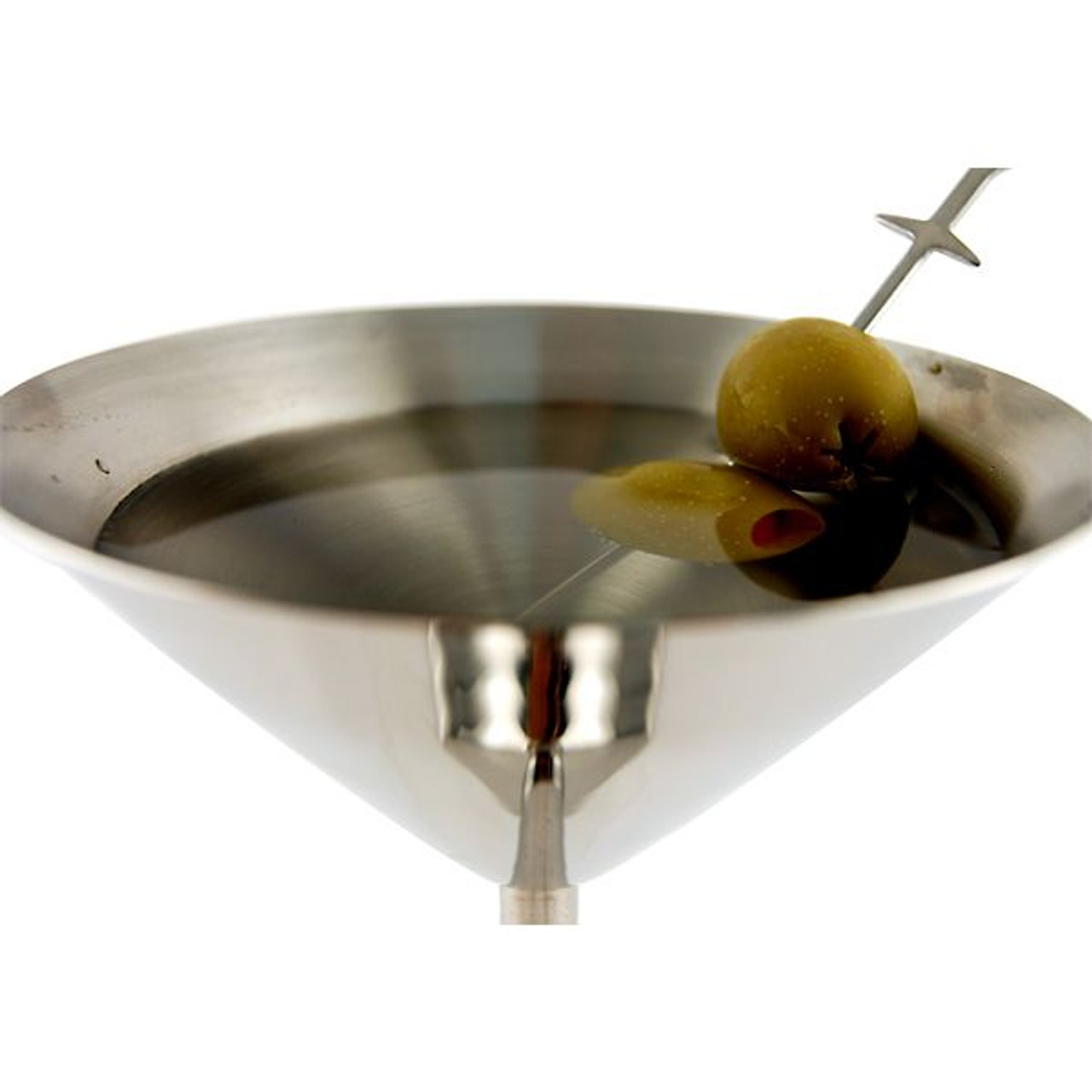 The Stainless Steel Martini Glasses