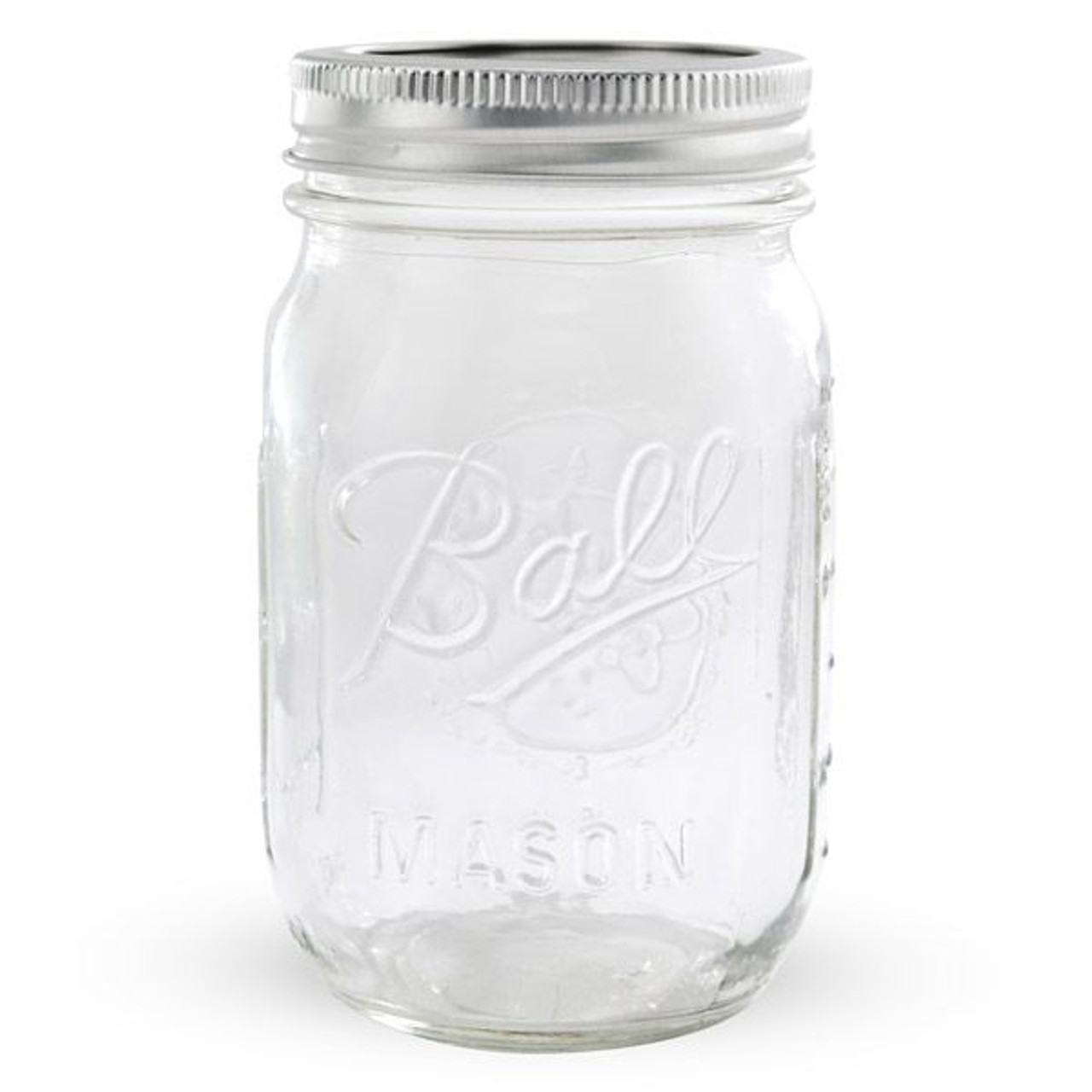 Ball Mason Jar with Lid Regular Mouth 16 oz