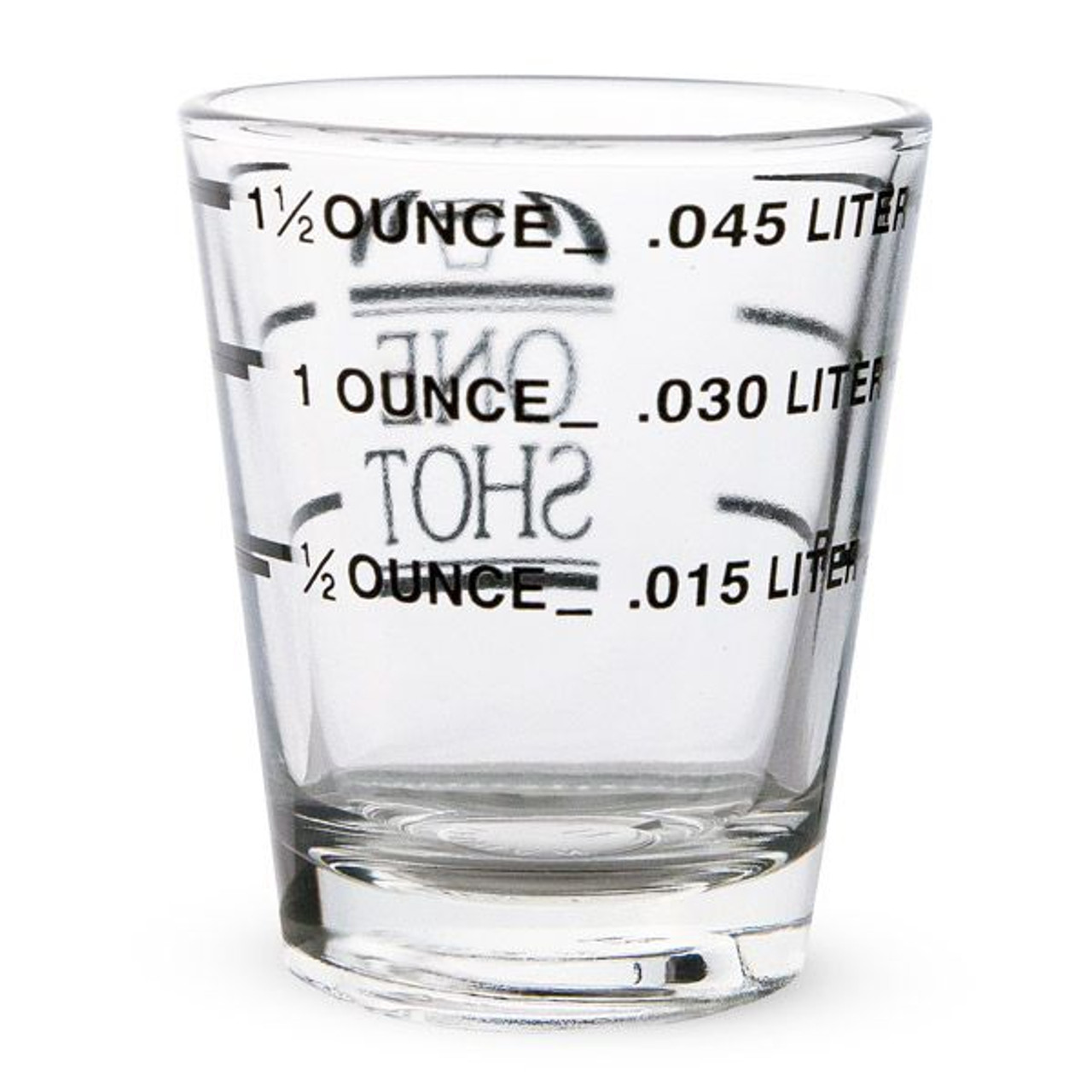 size of shot glass ounces