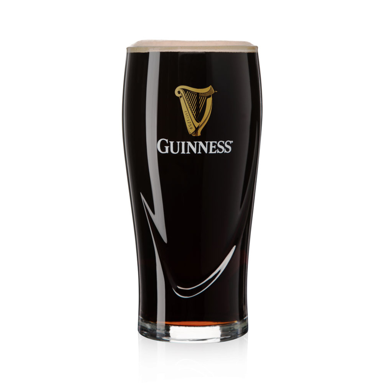 Official Guinness Embossed Pint Glass