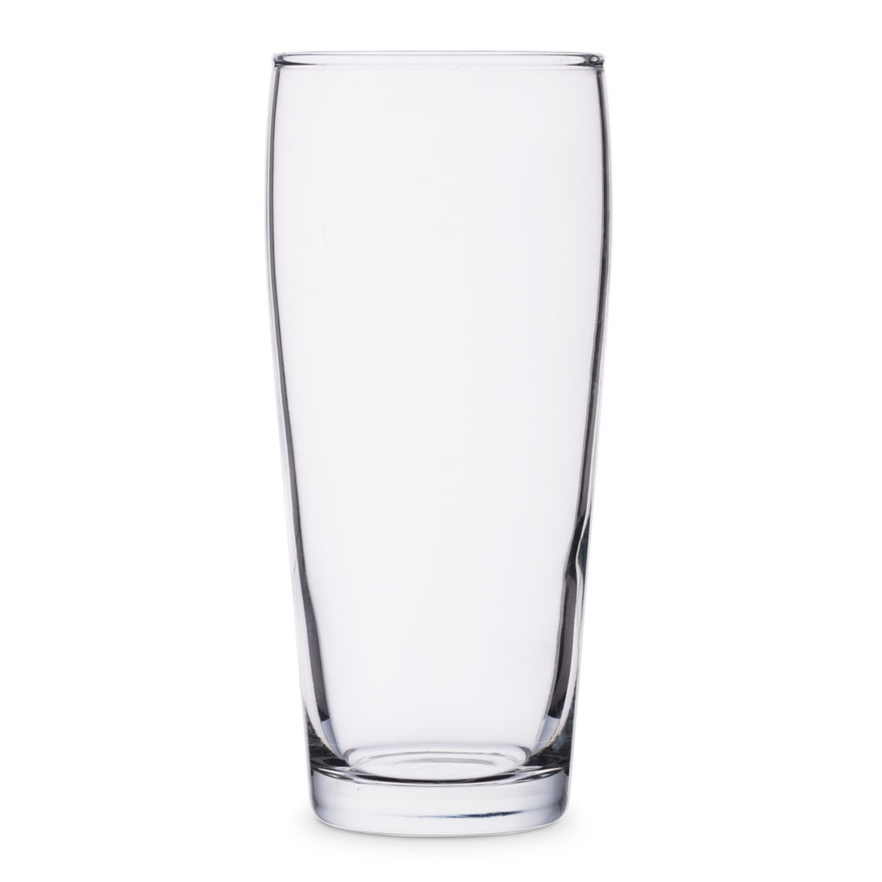 True Beer Can Pint Glass, Clear Glass Beer Cup, Set of 4, Holds 16