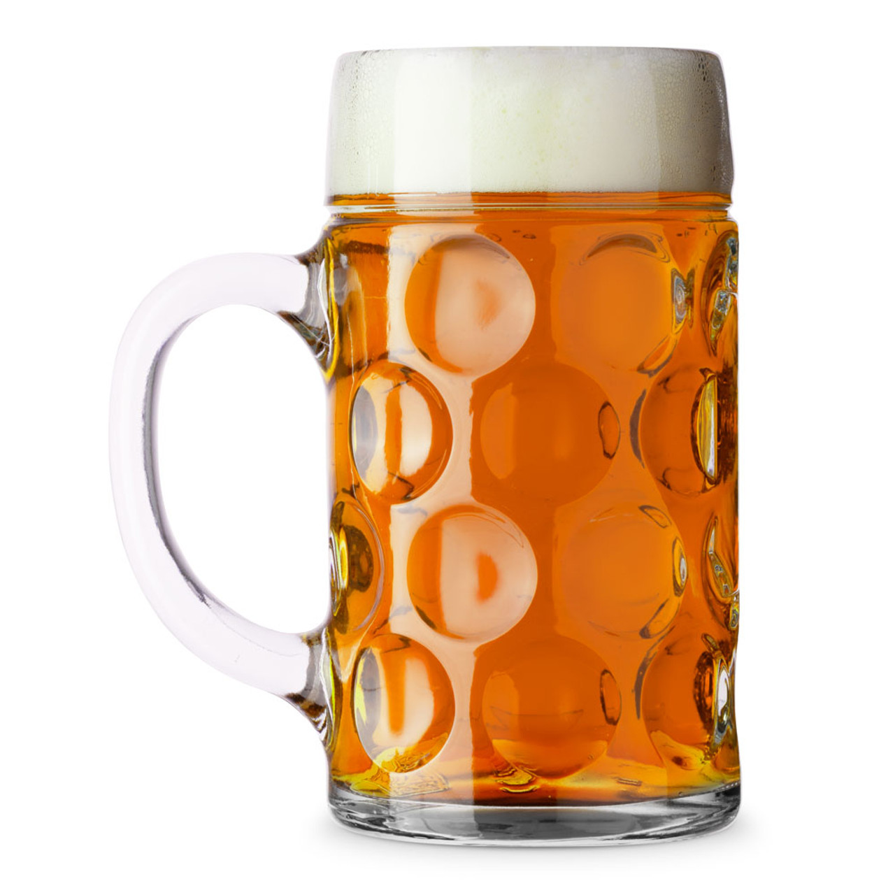 Beer Glasses, Glass Mug With Handle, (about ), Large Beer Glass