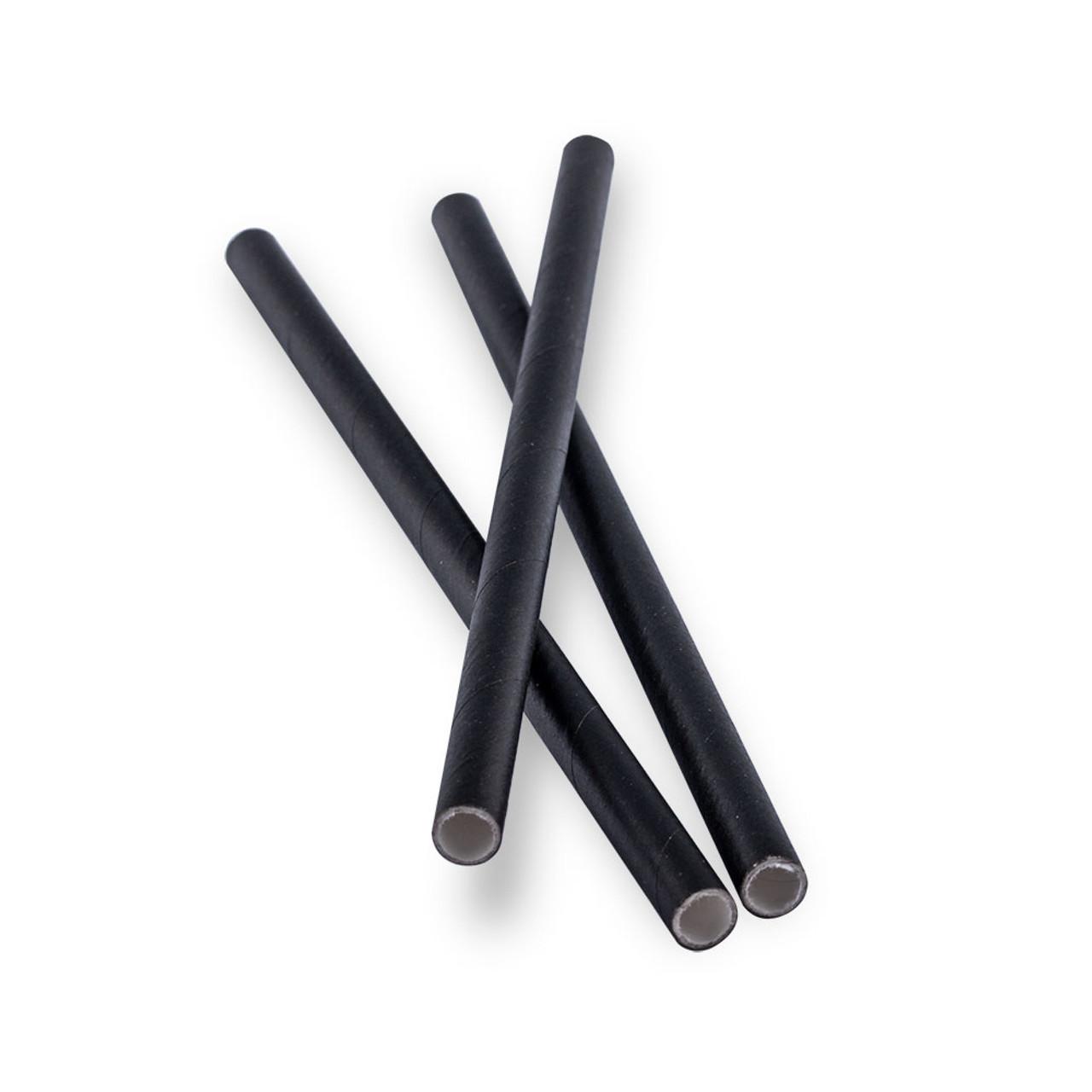 rdvark Eco Friendly Paper Cocktail Straws Black 5 75 L Box Of 875 Straws