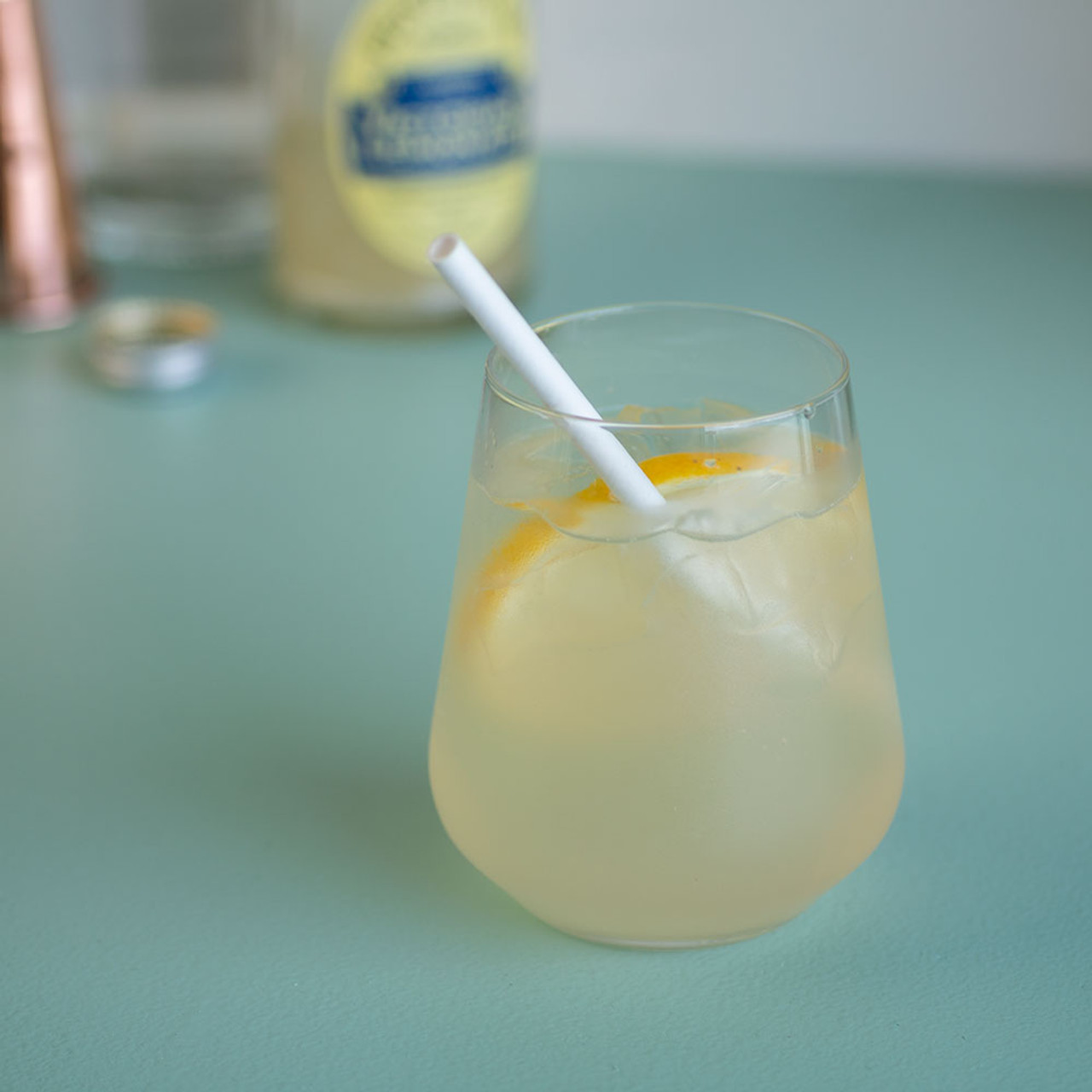 Cocktail Paper Straw - 5.75 - White