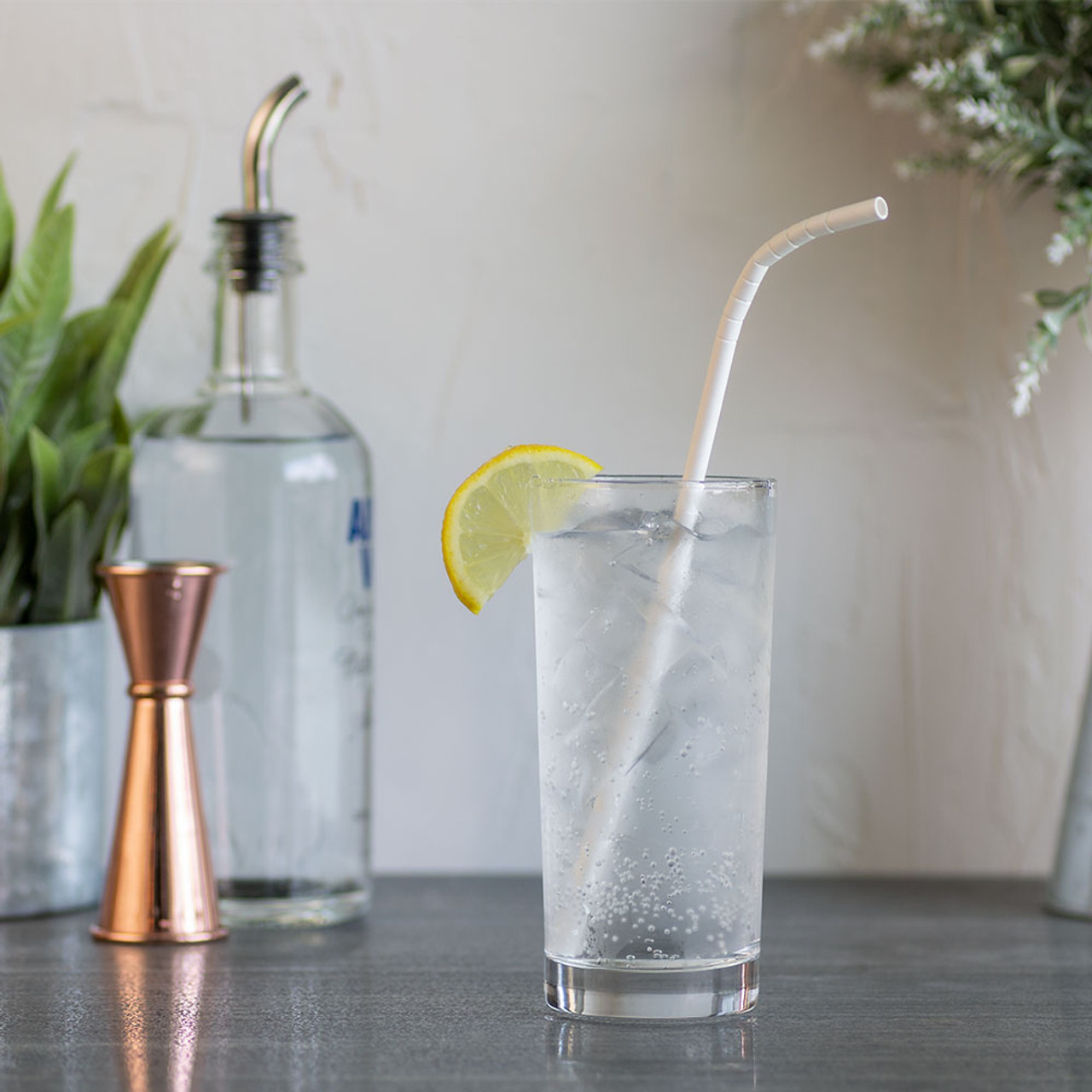 Floral Reusable Glass Drinking Straw - The Eco Com