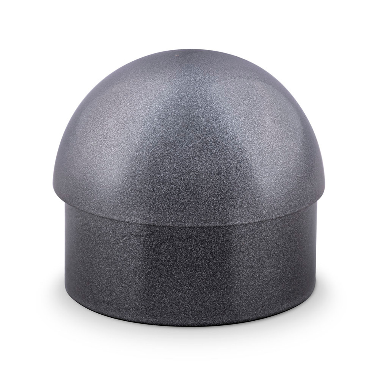 Domed End Cap - Gunmetal Grey - 2