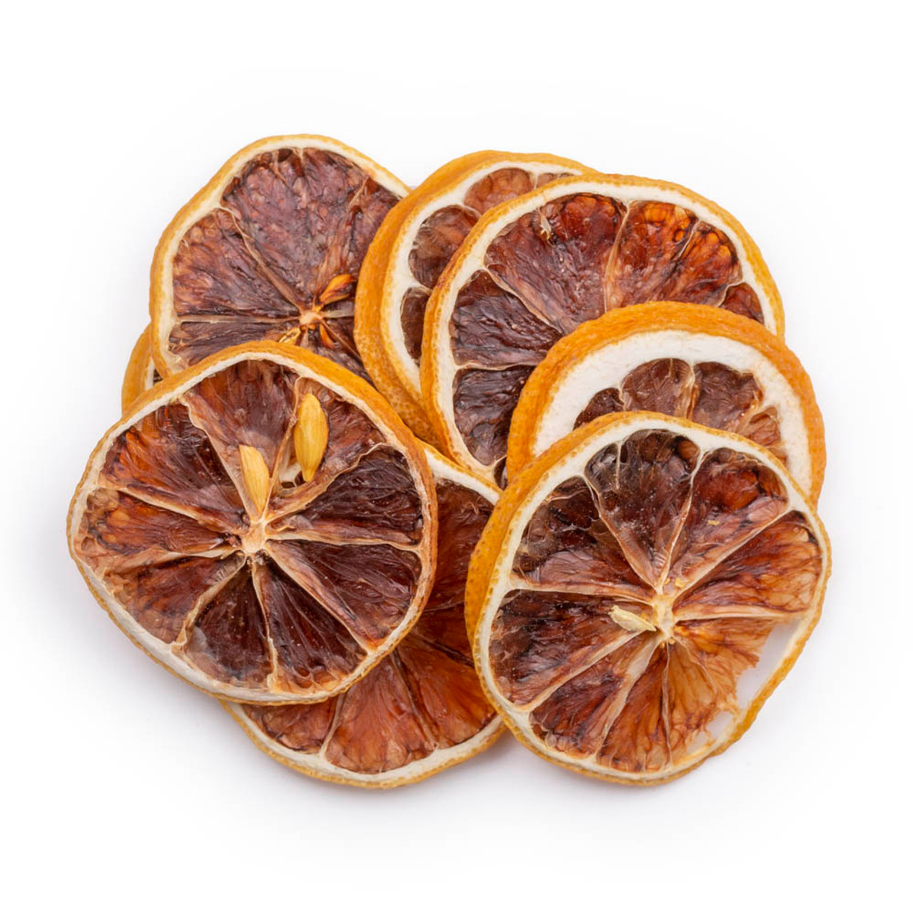 The Perfect Garnish Co. Dehydrated Lemon Wheels - 40 Slices - Natural Fruit  