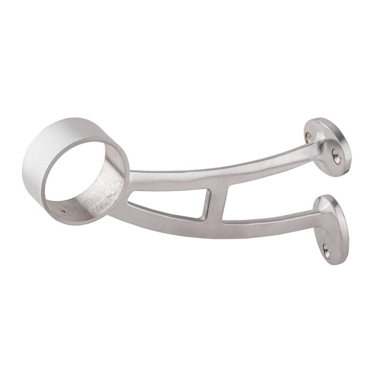 KegWorks Bar Mount Foot Rail Bracket for 2 Outside Diameter Bar Foot Rail Tubing Gunmetal Grey