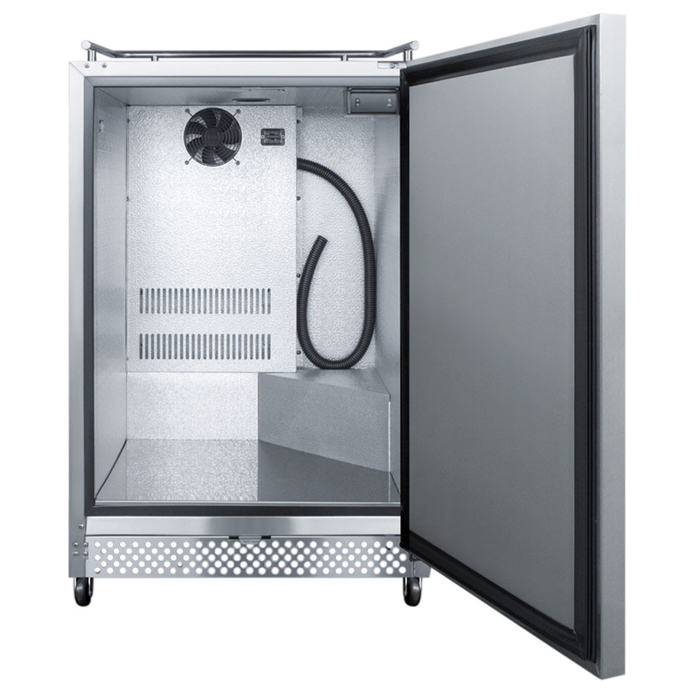 Summit Outdoor Kegerator Stainless Steel No Kit