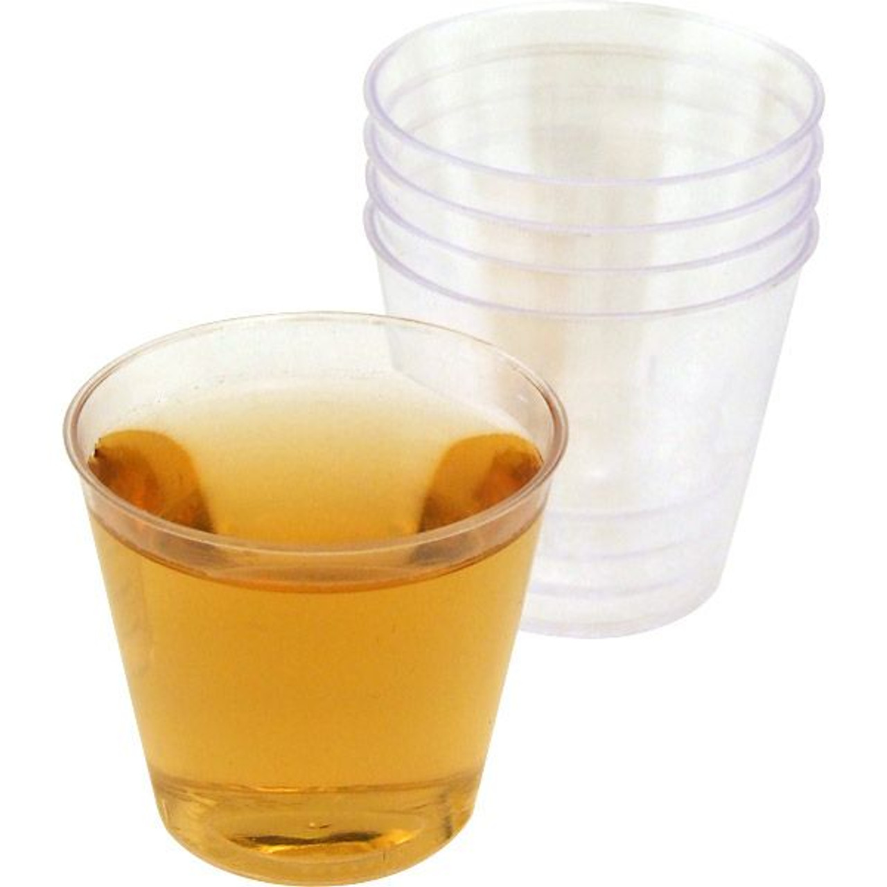 2 oz Plastic Jello Shot Cups with Lids- 125ct