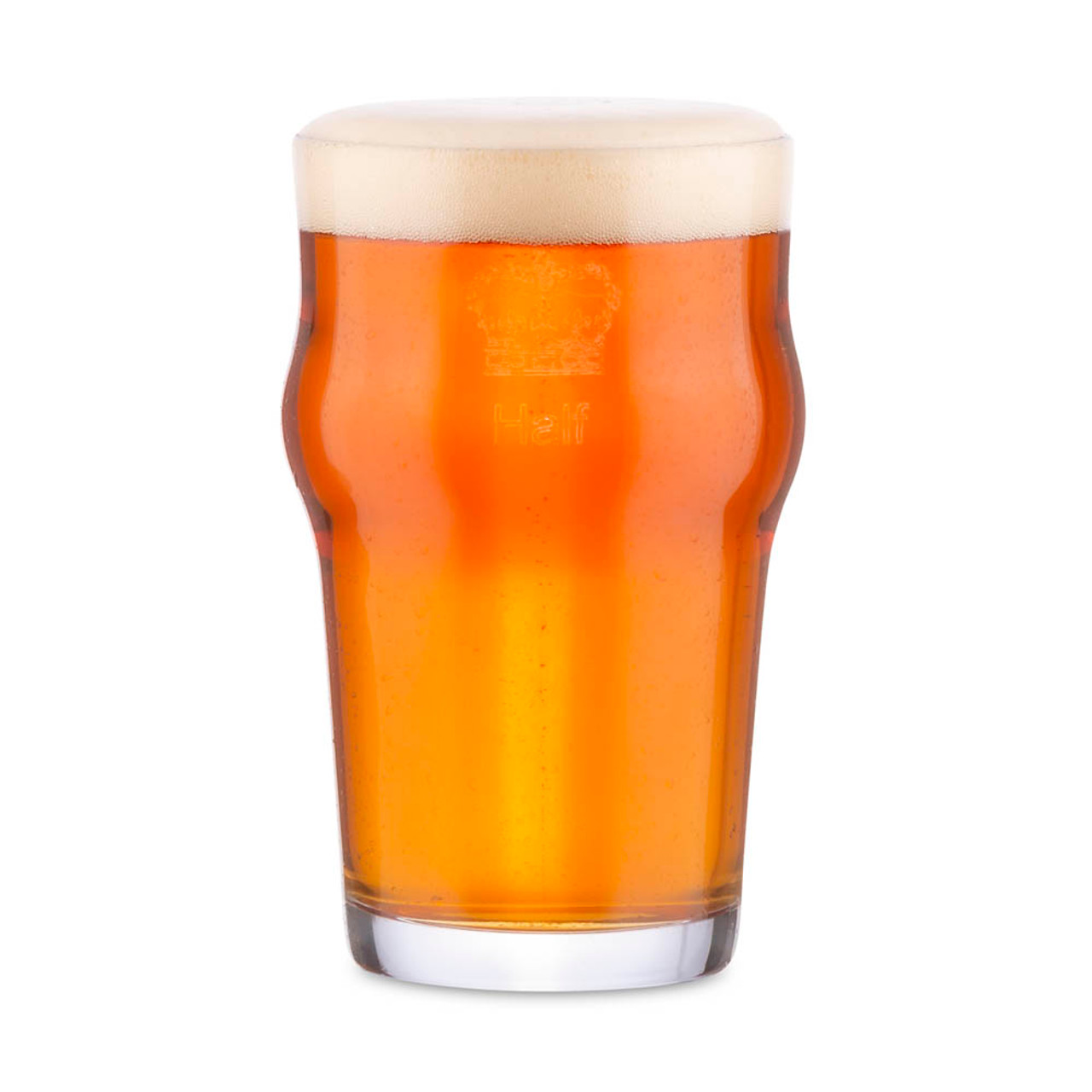 Crown Nucleated Conical Beer Glasses 425ml (Pack of 48) - FK113 - Buy  Online at Nisbets