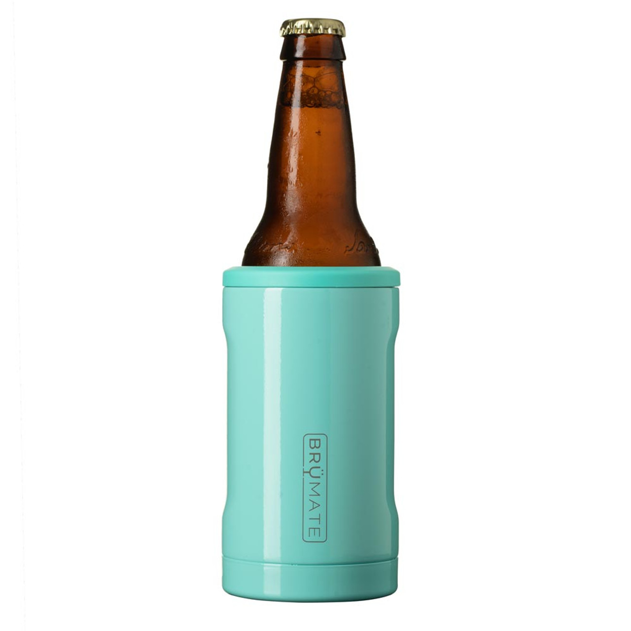 BruMate Hopsulator Insulated Bottle Holder for Standard 12oz Glass Bottles,  OD Green