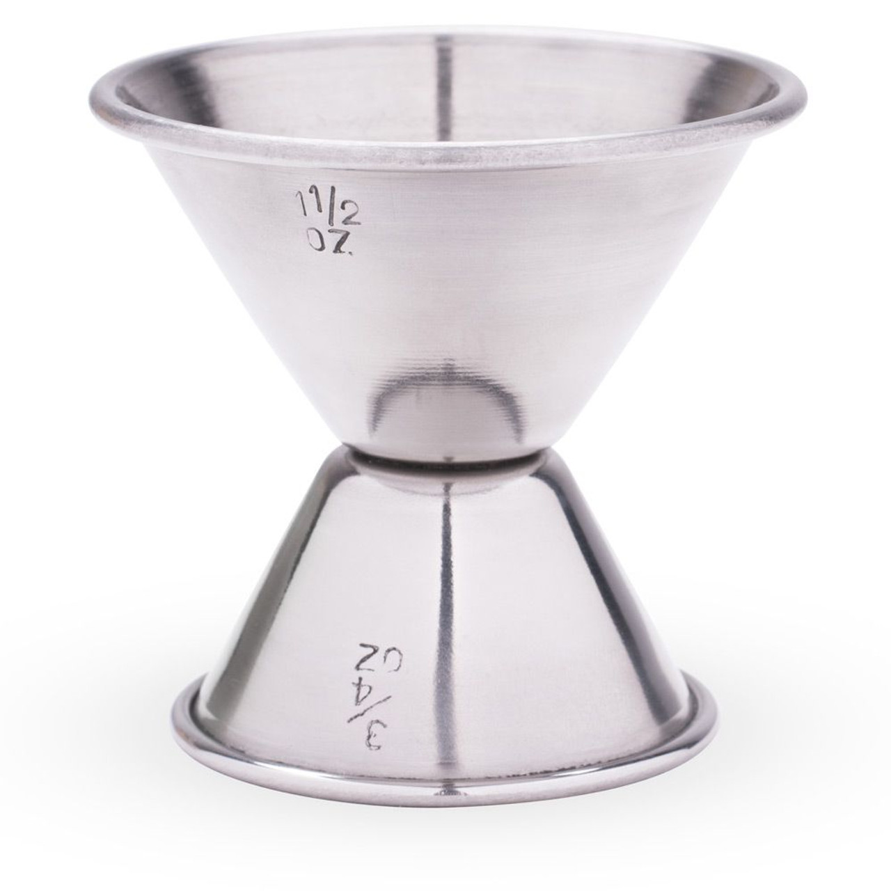 Stainless Steel Double Spirit Cocktail Measuring Cup Jigger Bartender Wine  1oz/2oz Bartending Cup for Home