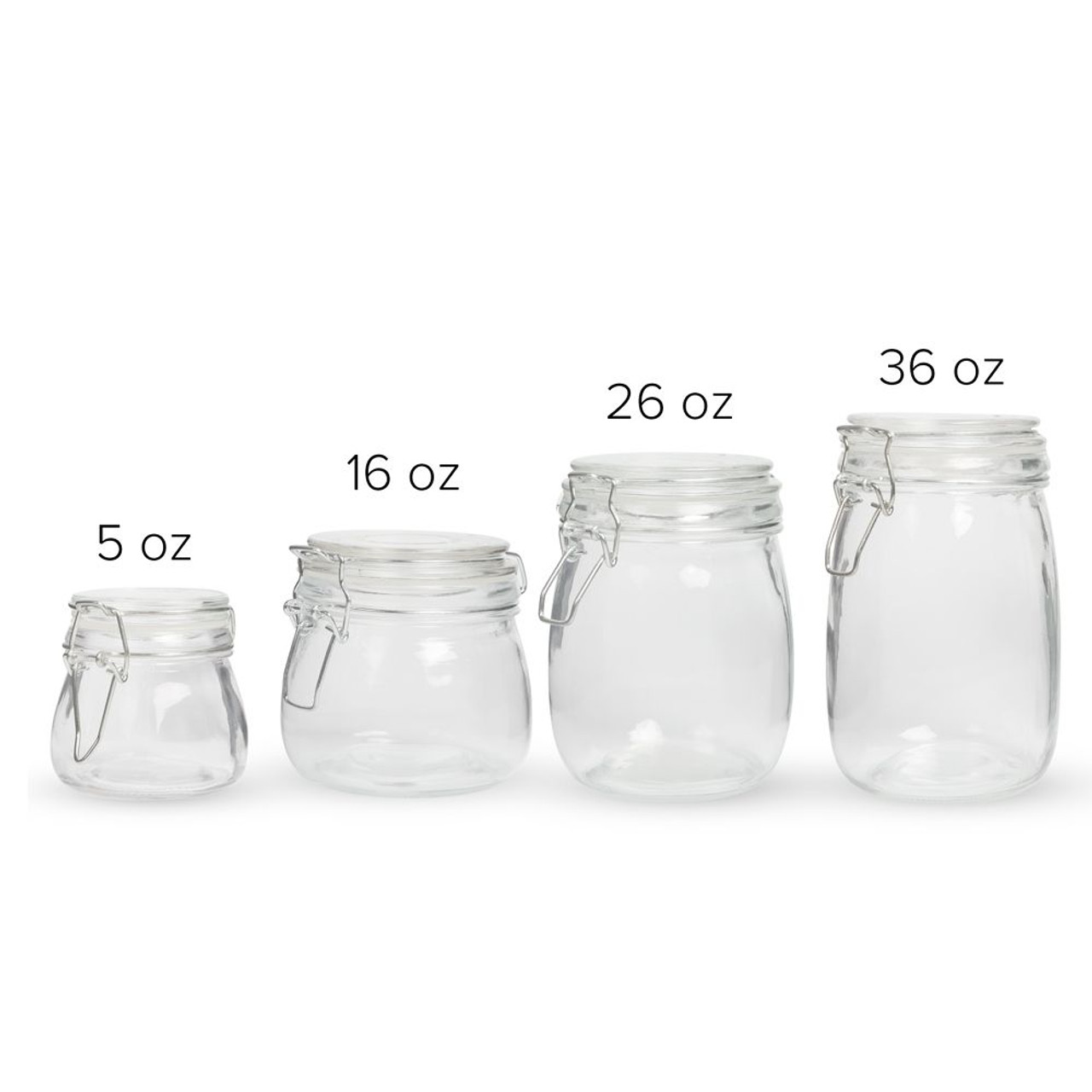 8 oz. Glass Jar with Spoon (Chrome Finish Screw Top Lid)
