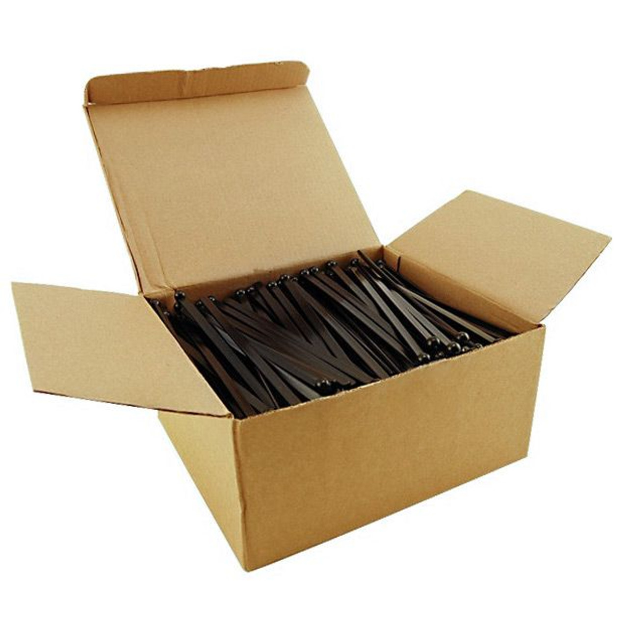 Berkley Square - Black Plastic Stir Sticks - Box of 1000