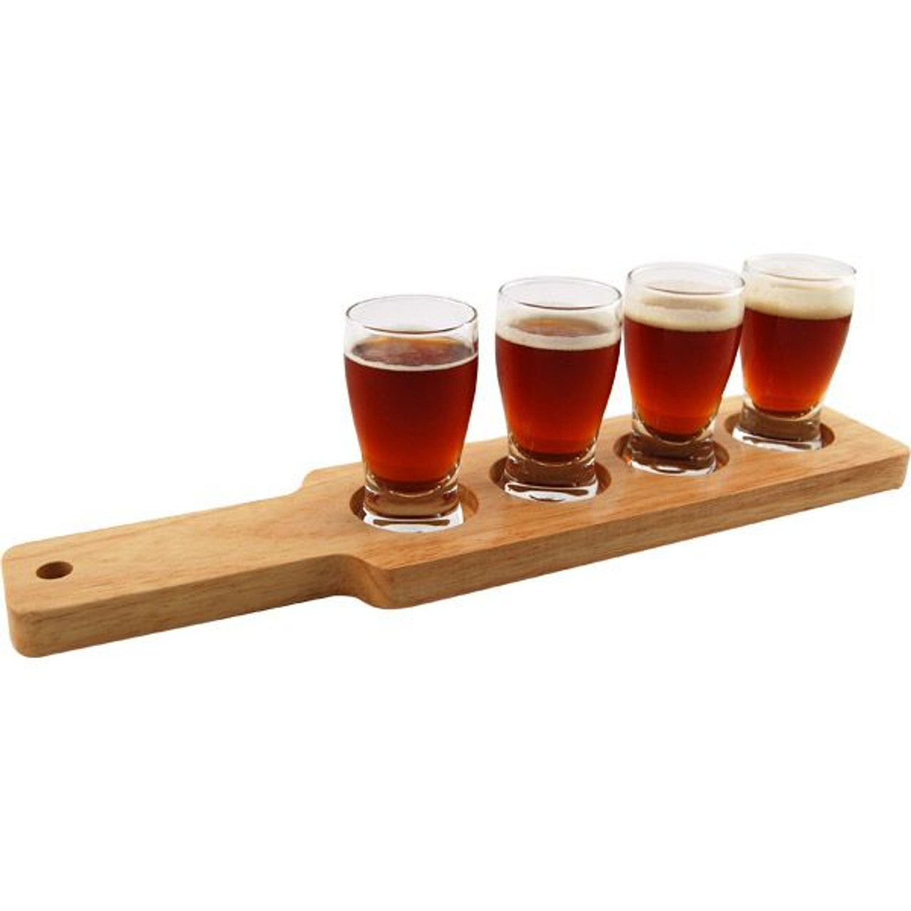 Personalized Beer Flight Set, Beer Paddle and 4 Beer Tasting