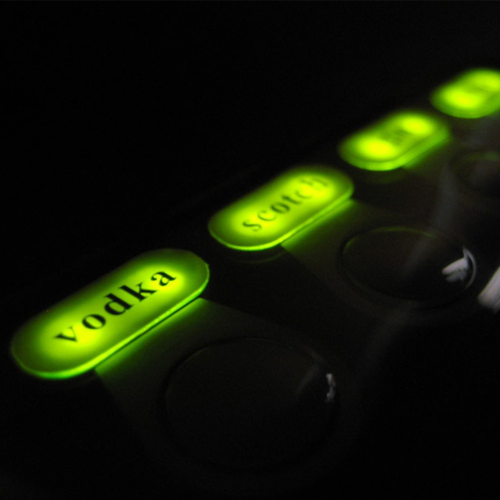 Transparent Keypad Labels - Set of 100 - Includes Printed Decals