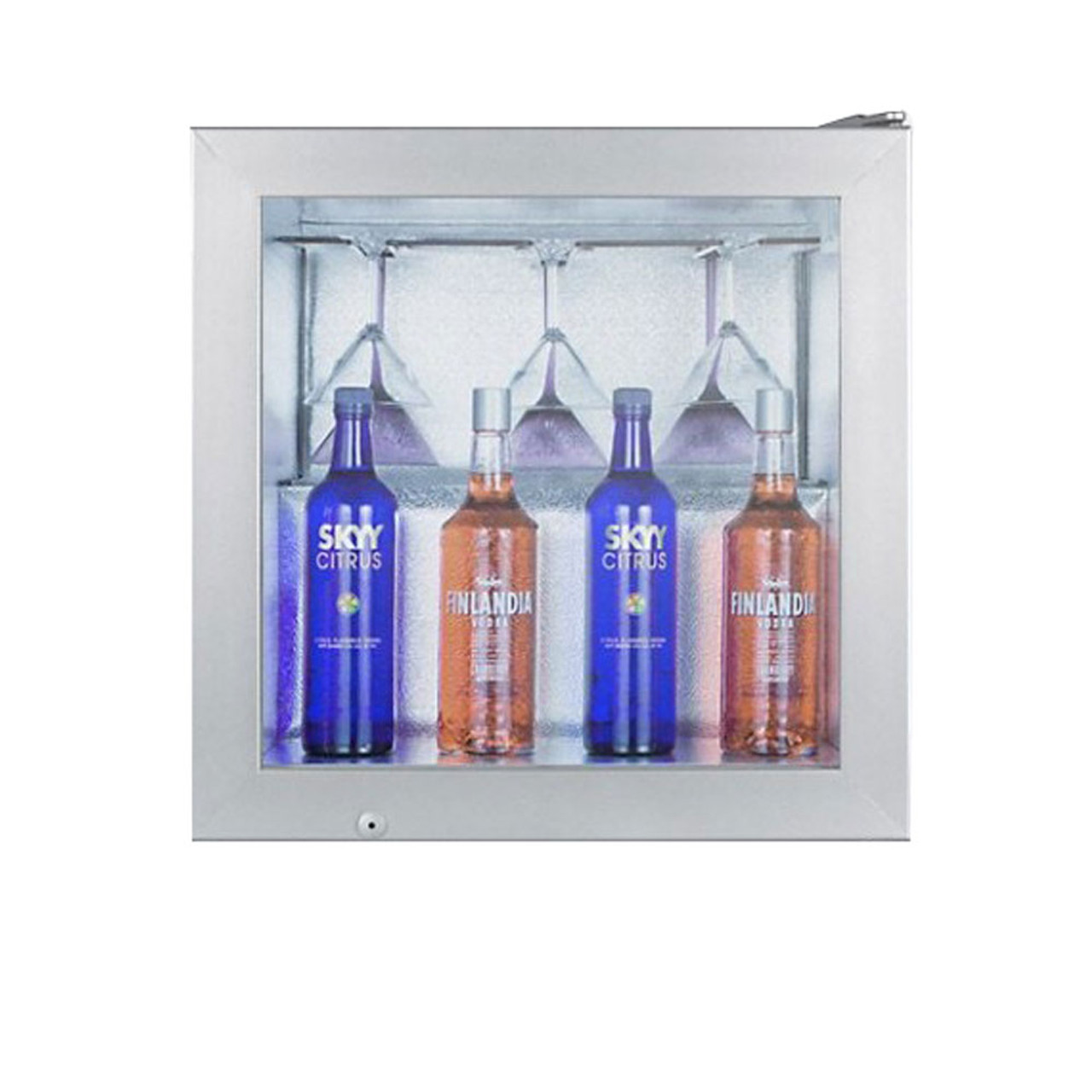 FINLANDIA VODKA 15” Tall Glass Drink Dispenser Infuser, Tested