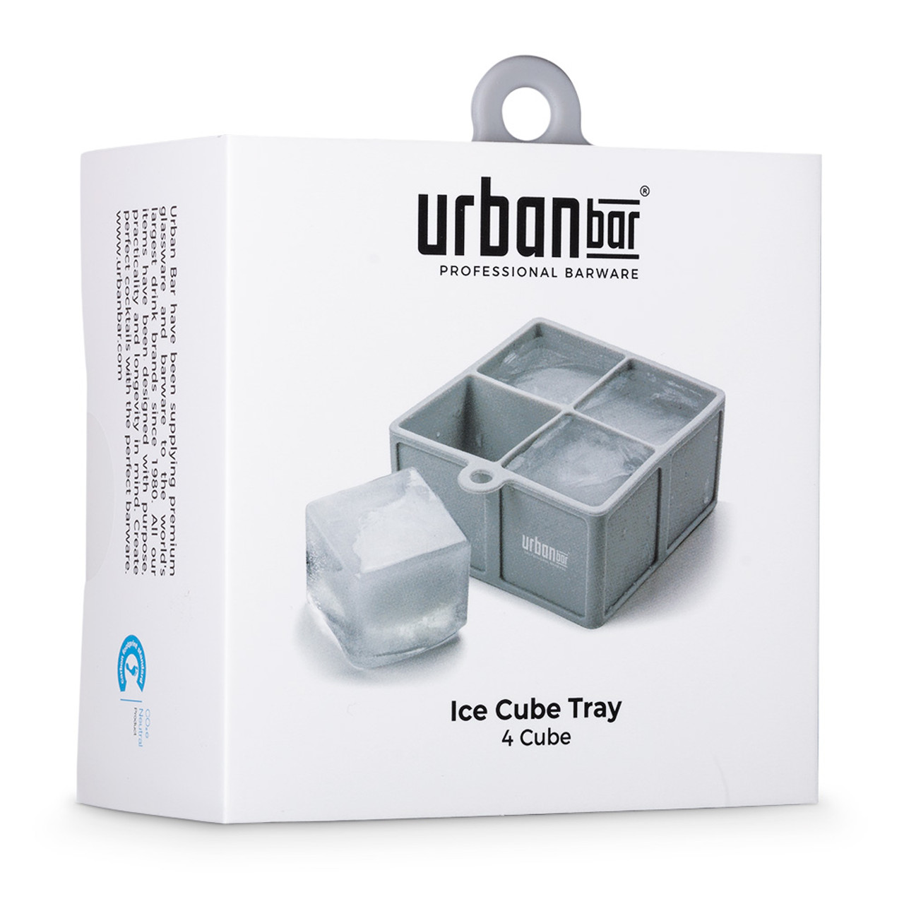 barY3 Grey Silicone 4 Ball Ice Tray