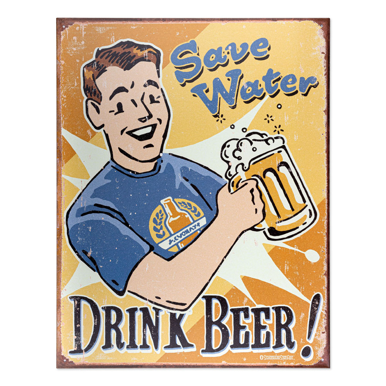 save water drink beer