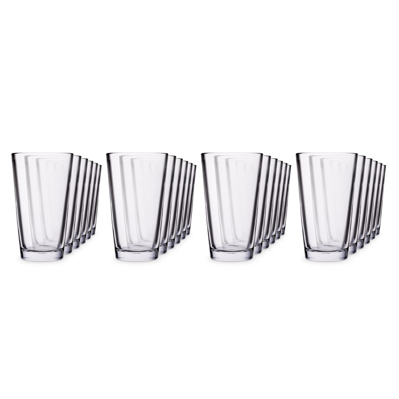 Pint Glasses Set of 6 - 16 oz Drinking Glasses Made for Cold Beverages - 16  oz Mixing Glass & Highba…See more Pint Glasses Set of 6 - 16 oz Drinking