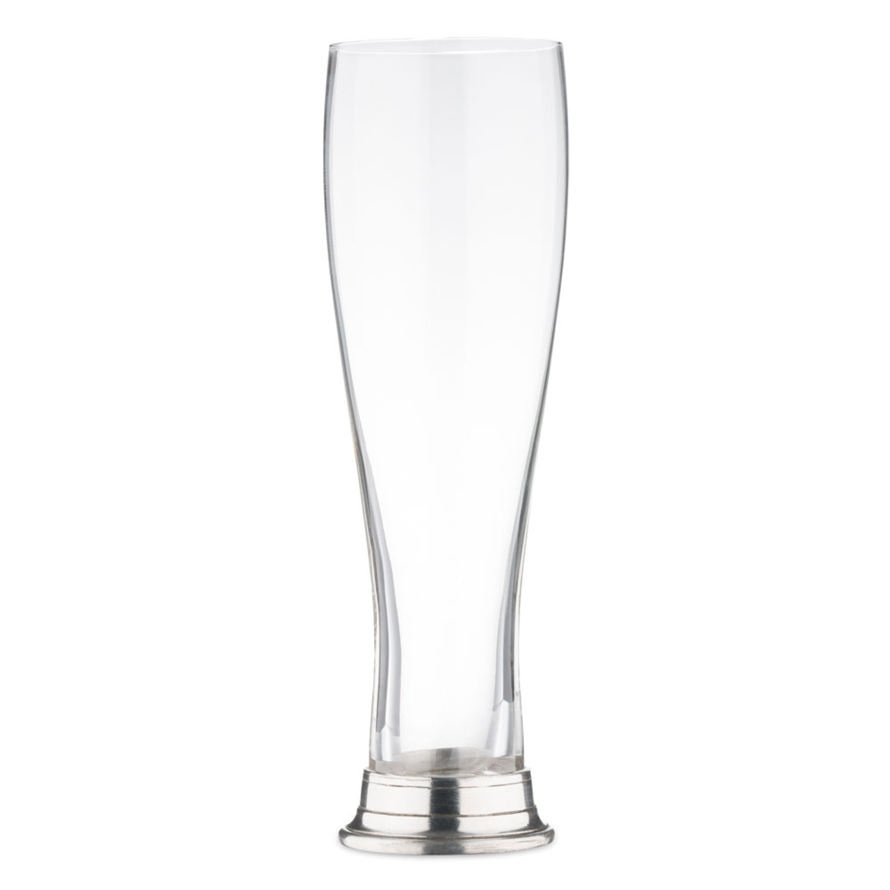 footed pilsner beer glass