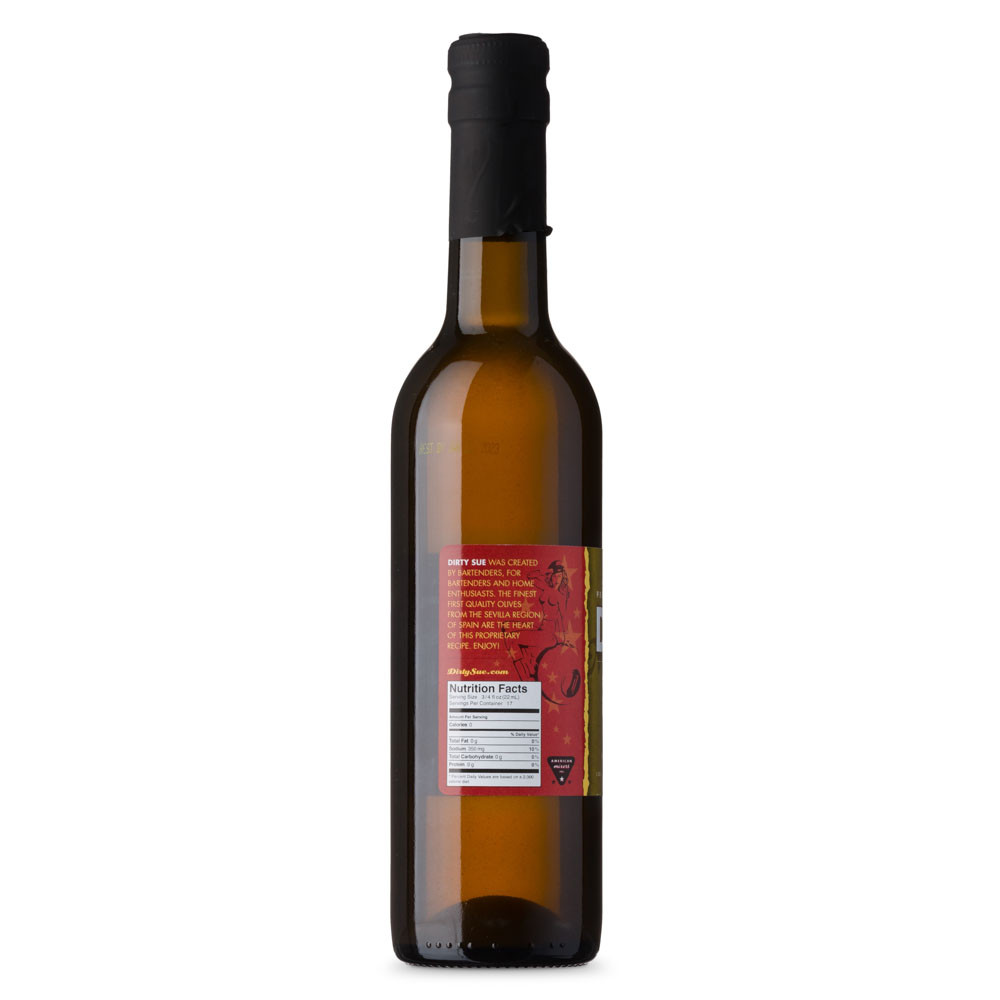 Dirty Sue Premium Olive Brine Juice Martini Mix 375ml Case Of 12